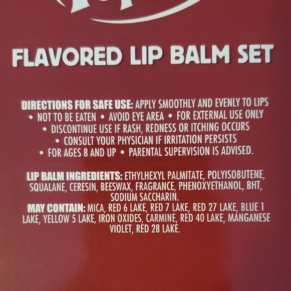 New Flavored Lip Balm Set with Dr Pepper, 7UP, A&W Novelty Vending Machine Box